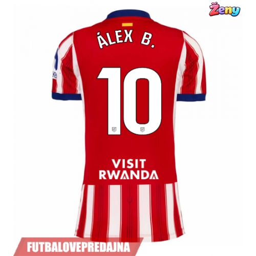 Lacne Ženy Futbalové dres Atletico Madrid Alex Baena #10 2026-27 Krátky Rukáv - Domáci